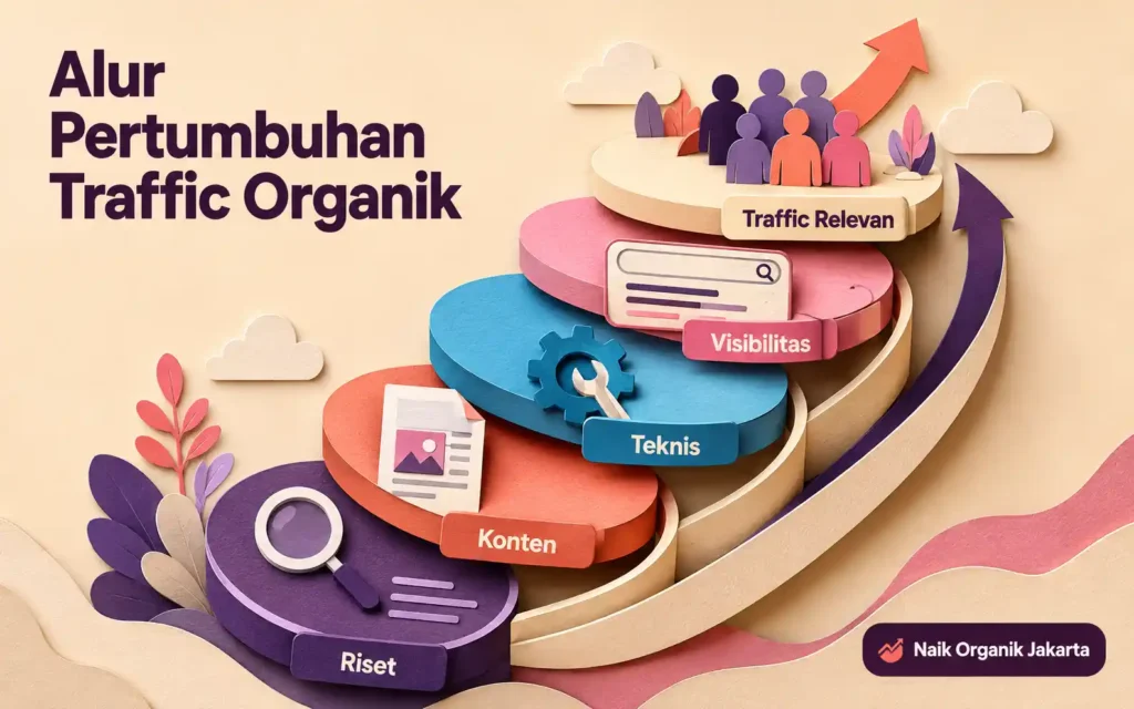 alur pertumbuhan traffic